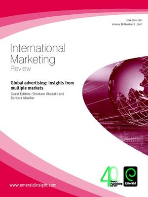 cover image of International Marketing Review, Volume 24, Issue 5